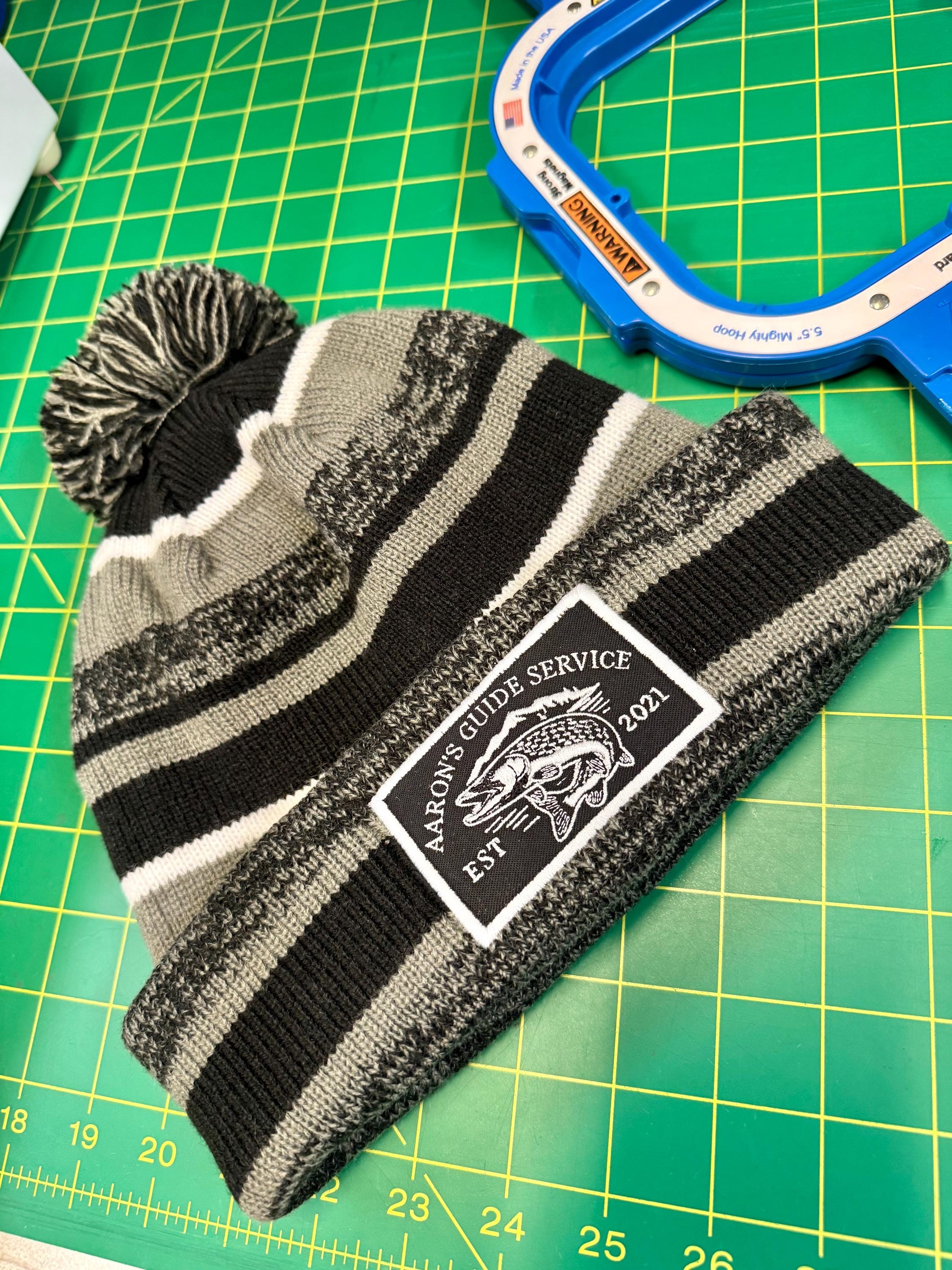 Custom New Era Beanie, Embroidered Patch Logo, Custom Winter Hats