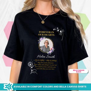 Customized Spanish Funeral T-shirt, Personalized Memorial T-shirt, Memorial Shirt, Memorial Tees, Family Memorial Shirts, Rest In Peace Tee