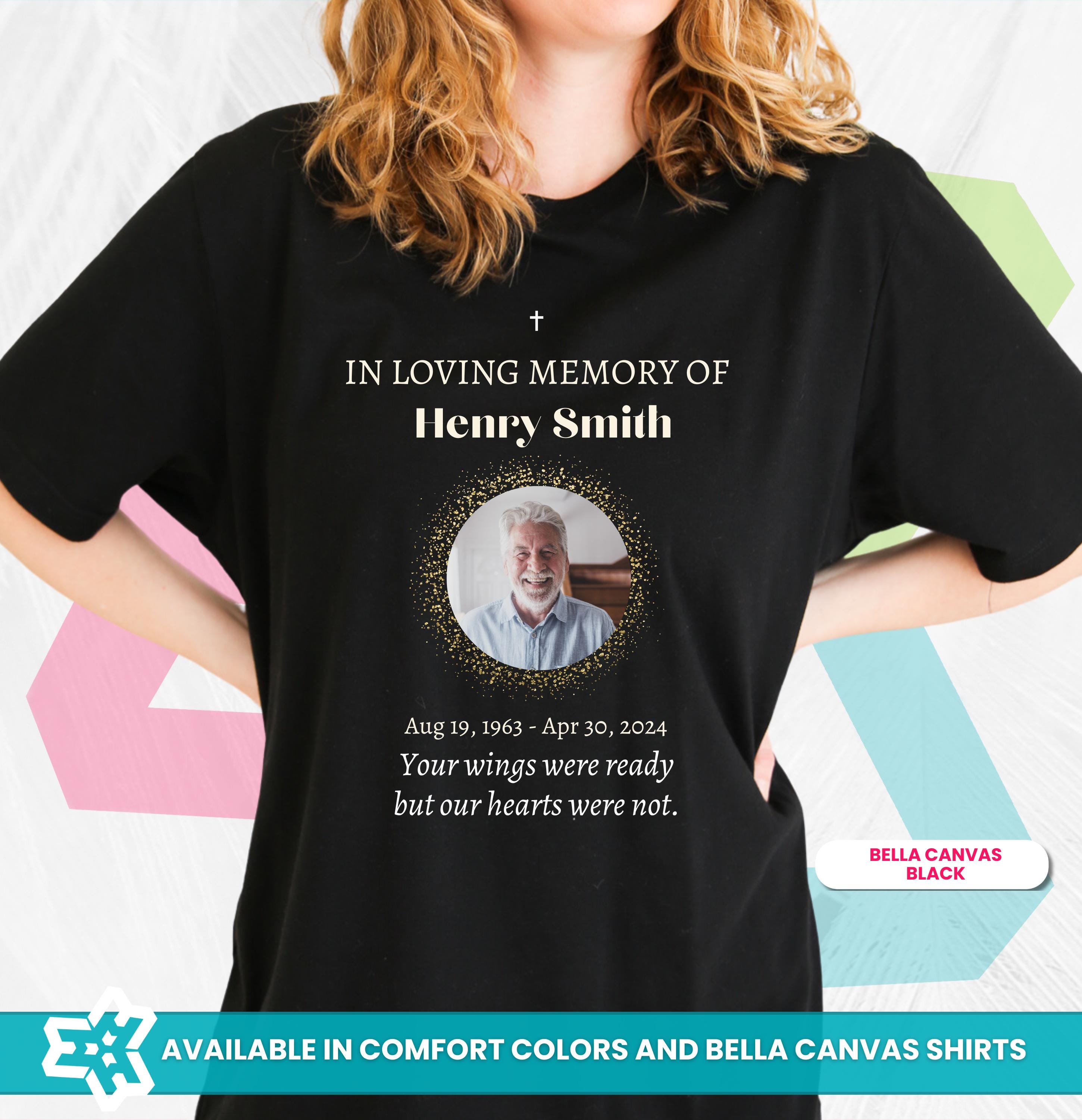 その他 Buzzy MEMORIAL SHIRTS Customized Funeral T-shirt, Personalized Memorial T-shirt