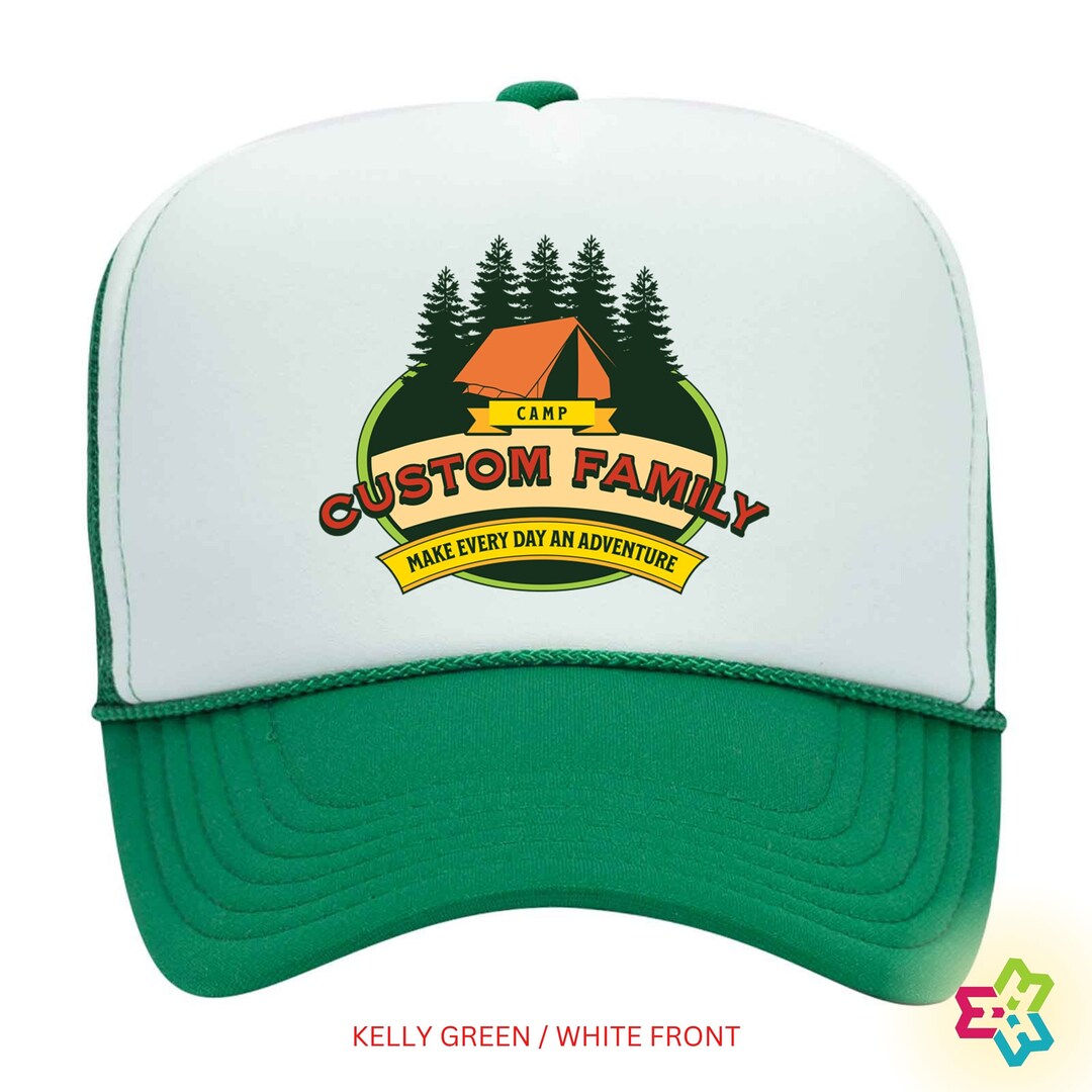 Custom Trucker Hat, Camping Trucker Hat, Personalized Camping Hat ...