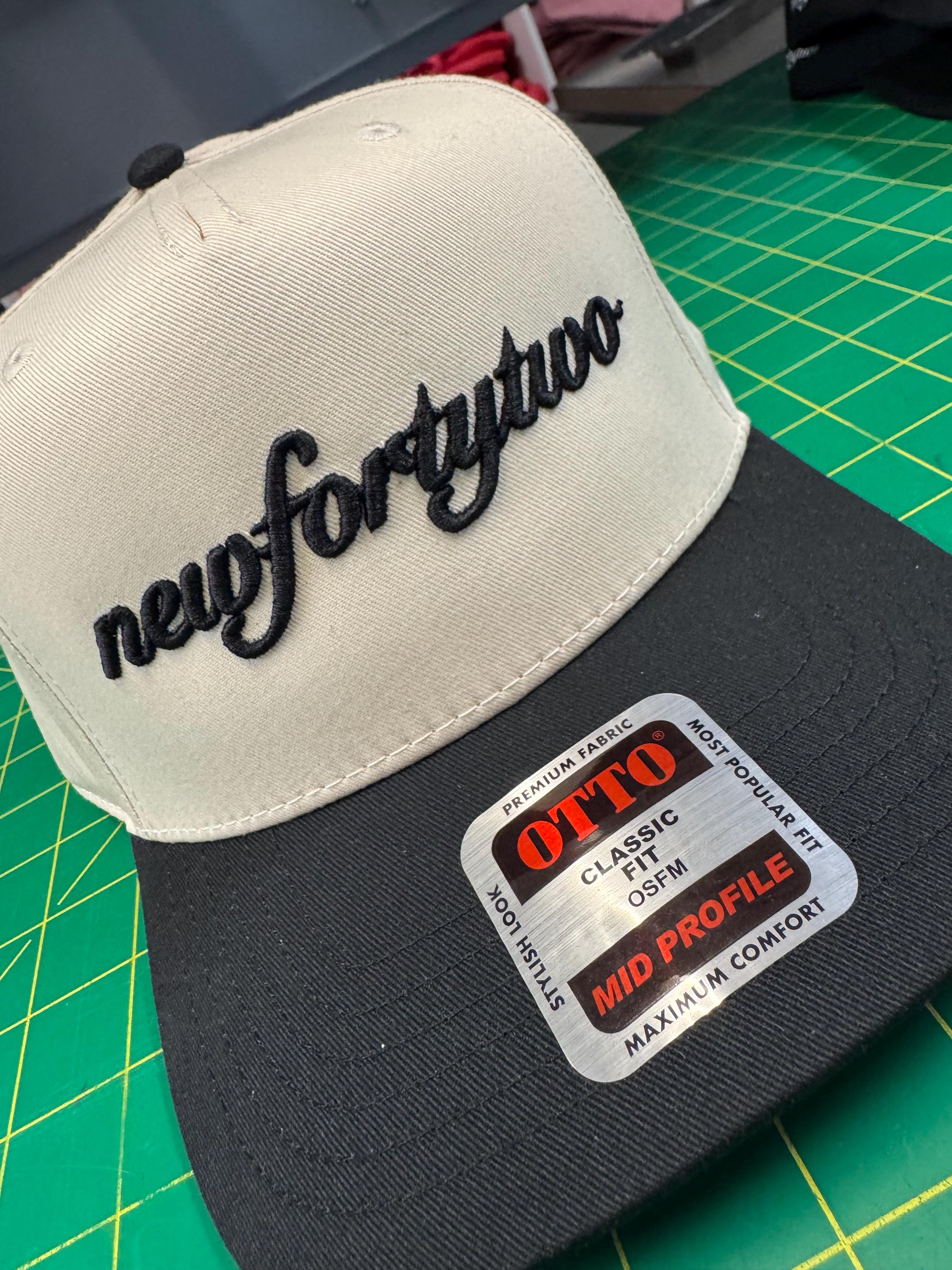 3D Embroidered Trucker Hat - 5 Panel Cotton Baseball Cap with Fun Text Designs Custom 5 Panel Hat 3D Embossed Logo Puff Embroidered Text  main image 2