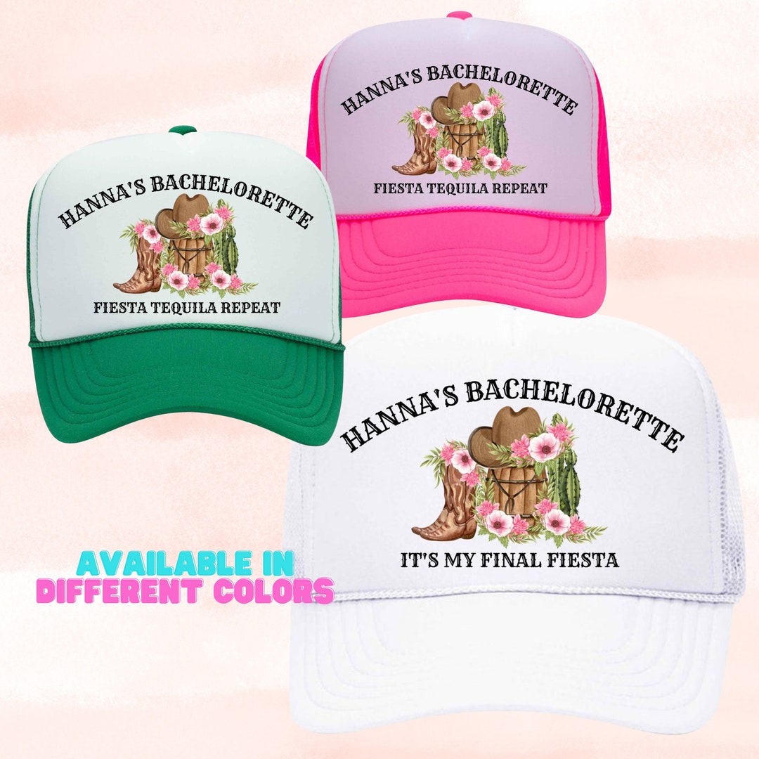 Bachelorette Hats, Custom Bachelorette Party Trucker Hats, Bride Hat