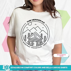 Matching Family Reunion Shirts, Personalized Vacation T-shirt, Family Matching Vacation Shirt, Custom Camp Cabin Family Matching Tshirts