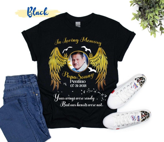 Customized Memorial Shirt, Remembrance Matching Shirts, Rest in Peace  Customized T-shirt, Personalized in Loving Memory Insert Photo Tshirt -   Canada