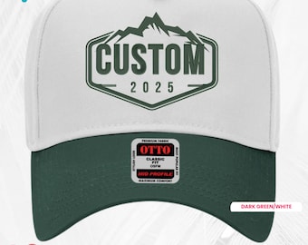Custom Embroidered Camp Hat, Personalized Embroidered Hiking Trucker Hat, Camp Name Dad Hat, Outdoor Adventure Cap