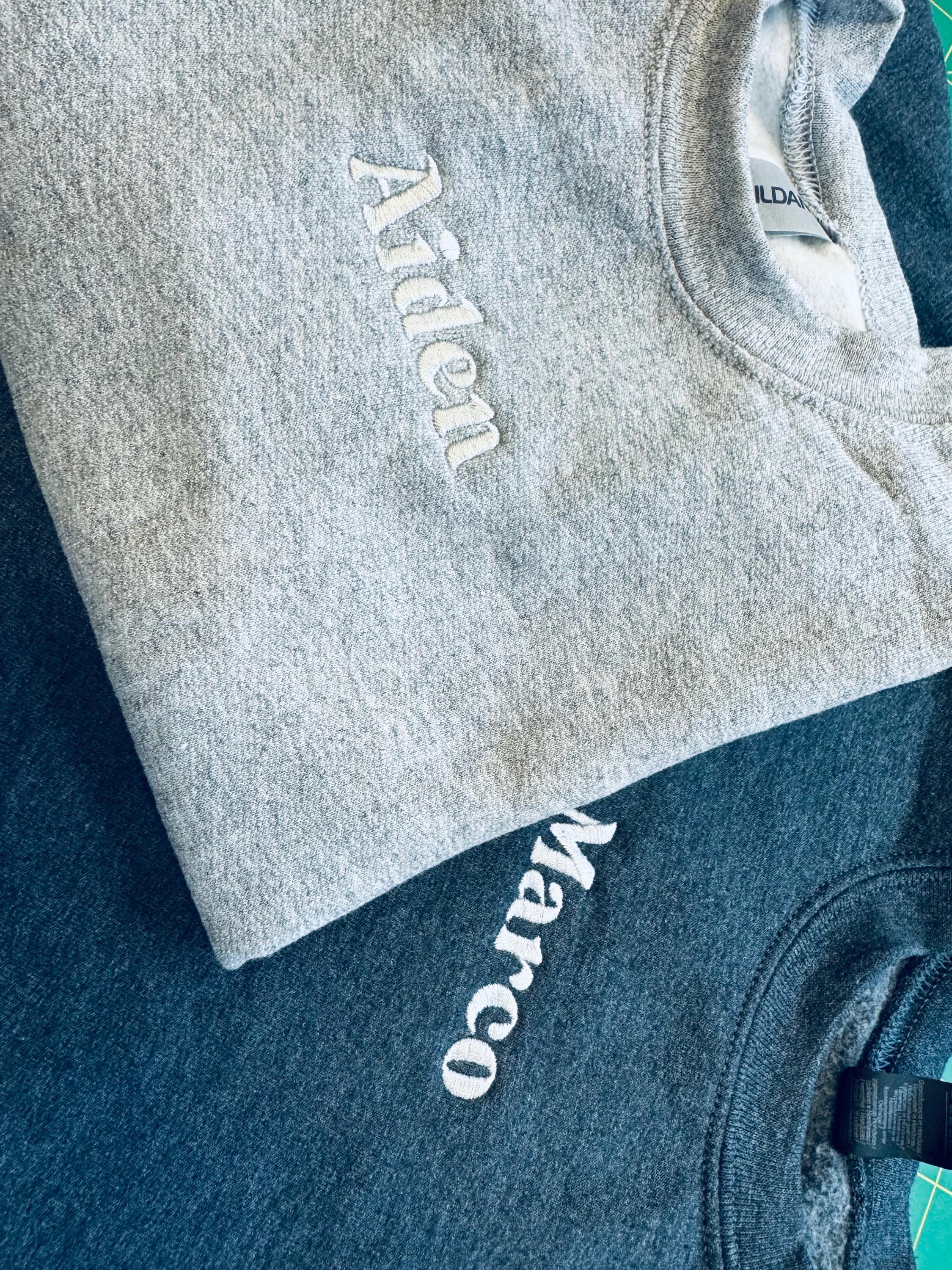 Custom Embroidered Sweatshirt | Embroidered Logo Crewneck Sweatshirt ...