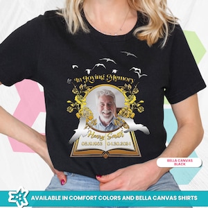 Customized Memorial Tshirt, Personalized Memorial T-shirt, Memorial Shirt, Memorial Tees, Family Memorial Shirts, Bulk Memorial T-shirts
