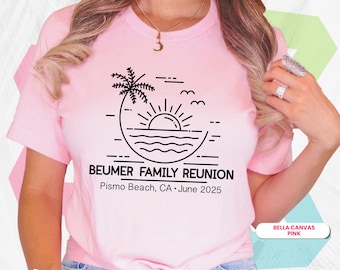 Custom Family Reunion Shirts, Personalized Family Vacation Shirt