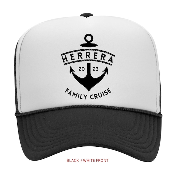 Family Cruise Hats, Matching Family Cruise Trucker Hats, Custom Family Cruise Trucker Hats, Family Cruisin' Hats, Ship Anchor Vacation Caps