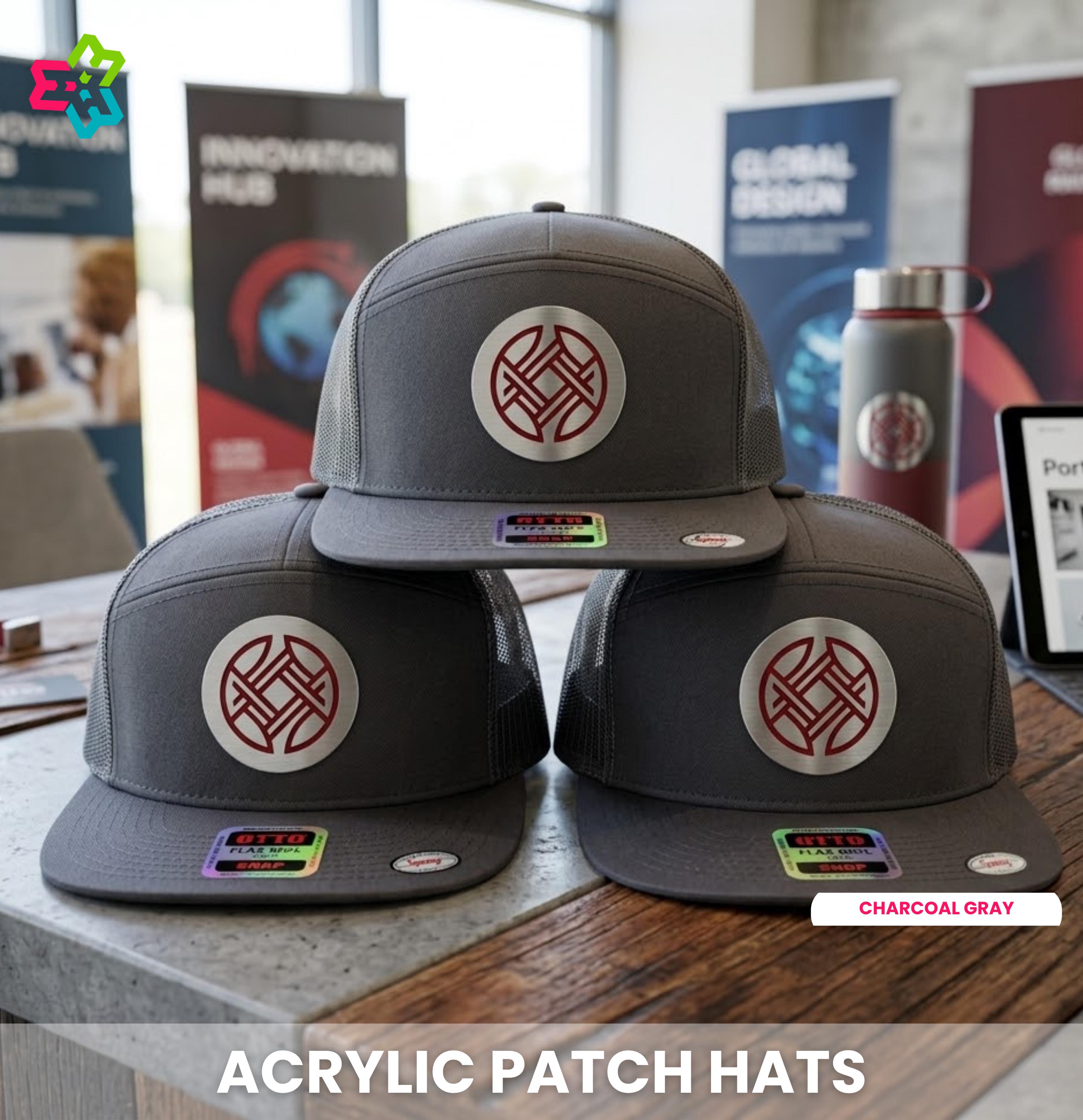 Modern Hat Custom Custom Acrylic Patch Trucker Hat | Company Logo Hats Bulk | Branded ...