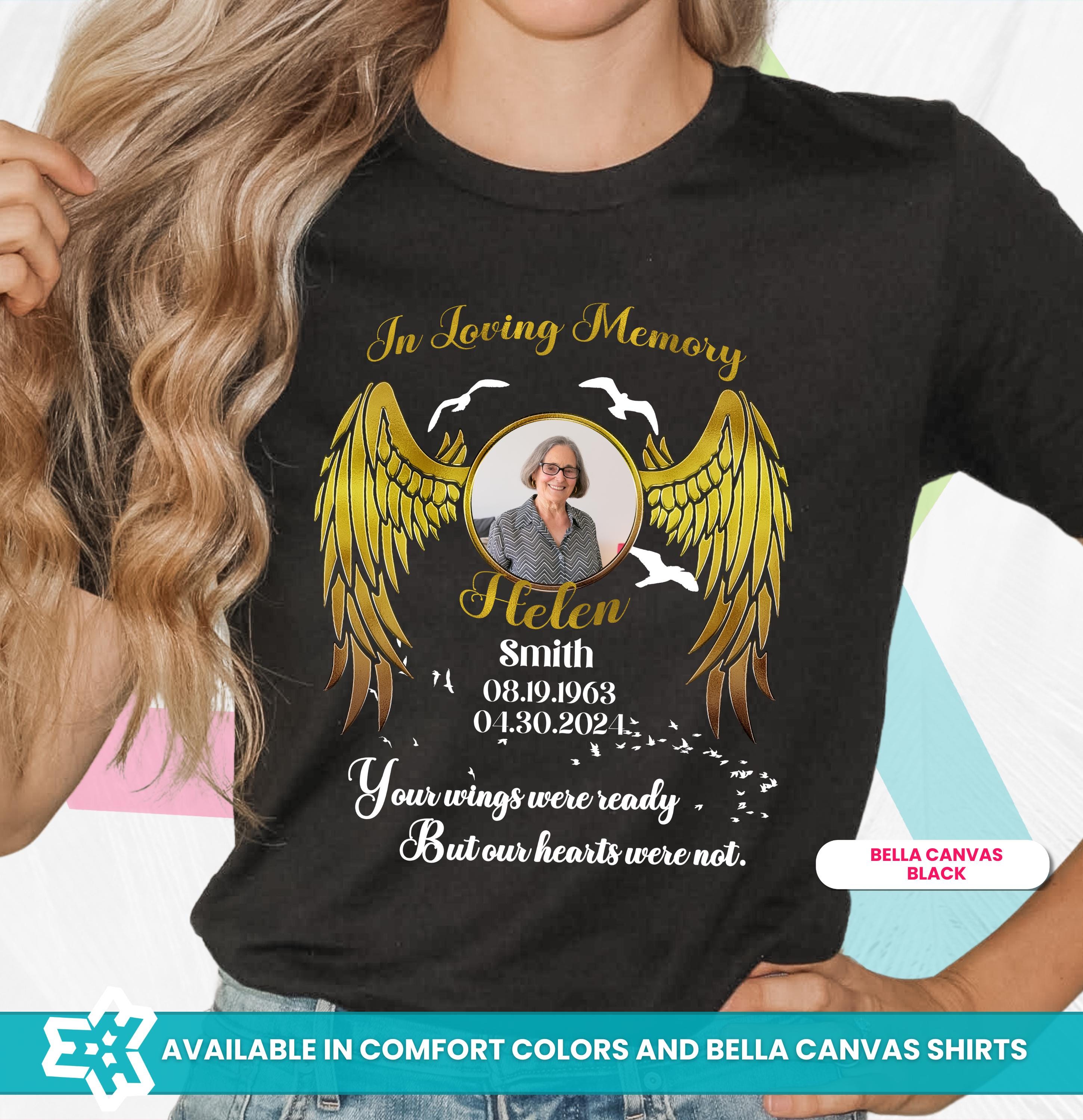 Customized Memorial Shirt, Remembrance Matching Shirts, Rest in