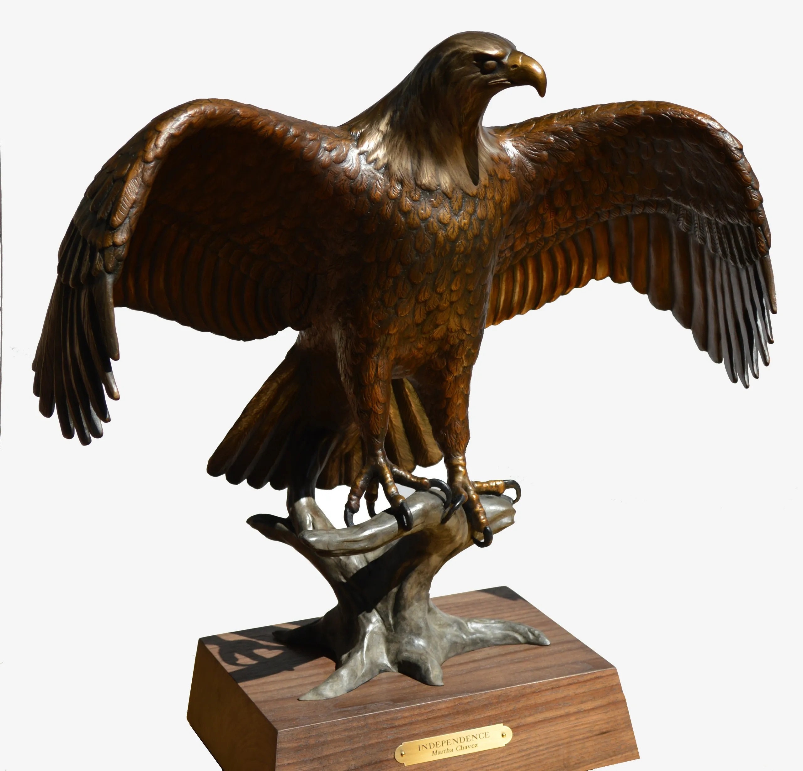 Bronze Eagle Sculpture Etsy