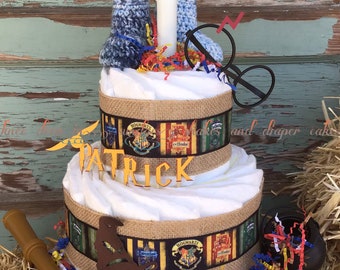harry potter diaper cake