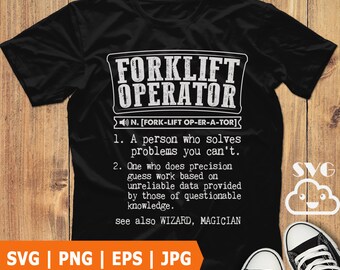 Forklift Operator Etsy