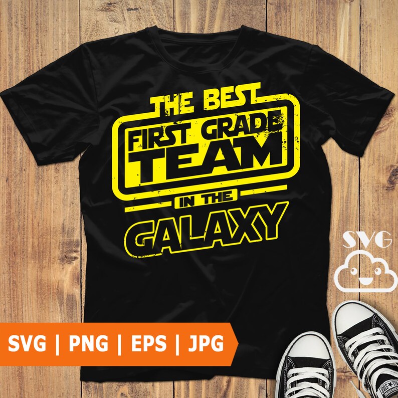 Download 1st First Grade Teacher Svg The Best in the Galaxy clipart | Etsy