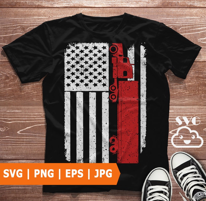 Download Truck Driver svg Trucker svg USA American Flag Distressed ...