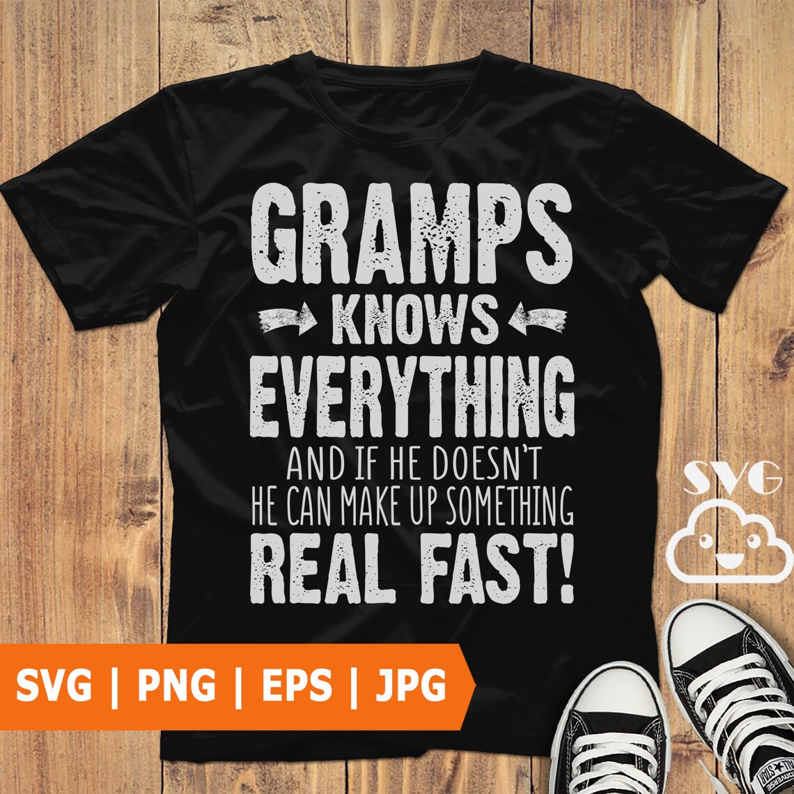 gramps shirt svg
