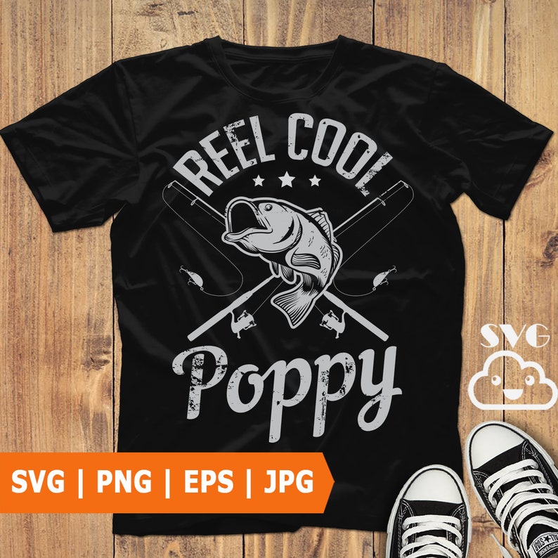 Download Poppy Fishing svg Boating svg Rod svg Fisherman svg Bass | Etsy