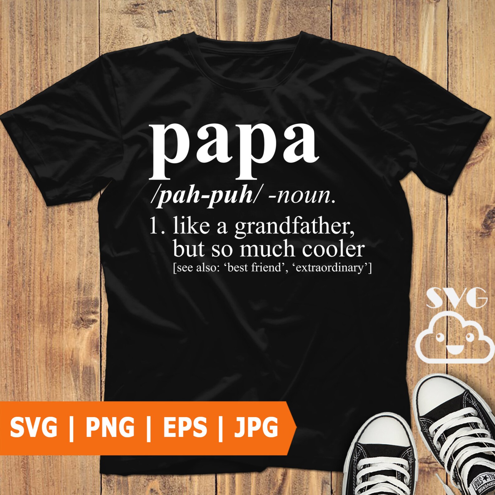 Funny Papa svg Papa Definition svg Papa gift shirt Papa Etsy