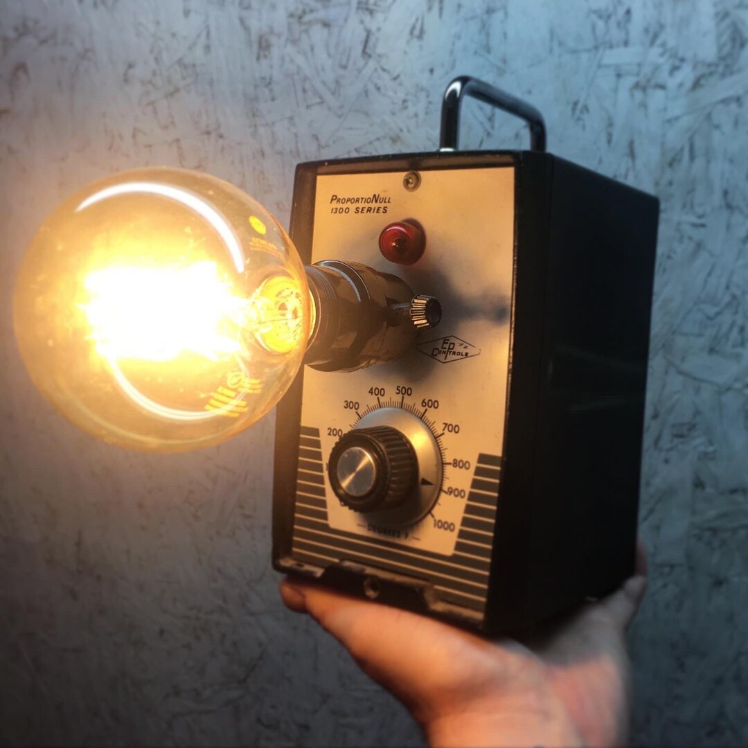 Vintage Dimmer Desk Lamp Etsy