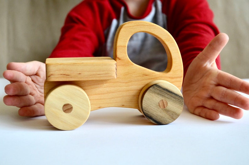 Wooden Toy Car Push and Pull Toy Car for Toddler Natural Etsy