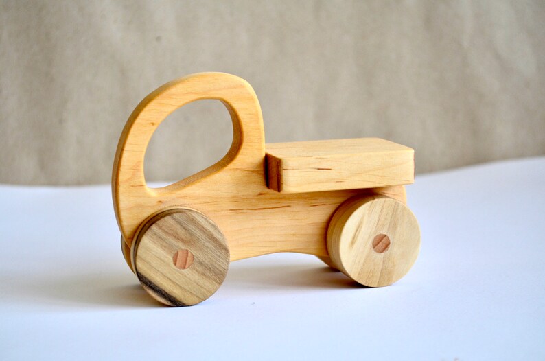 Wooden Toy Car Push and Pull Toy Car for Toddler Natural Etsy