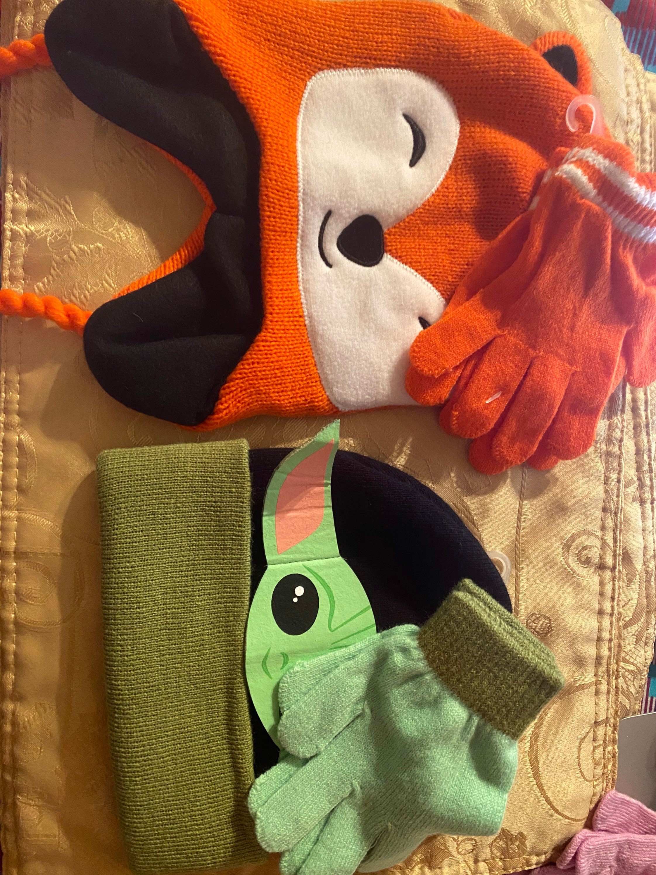 Cute baby boy hat and gloves set Etsy