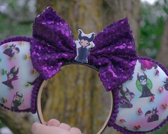 Maleficent inspired Mouse Ears