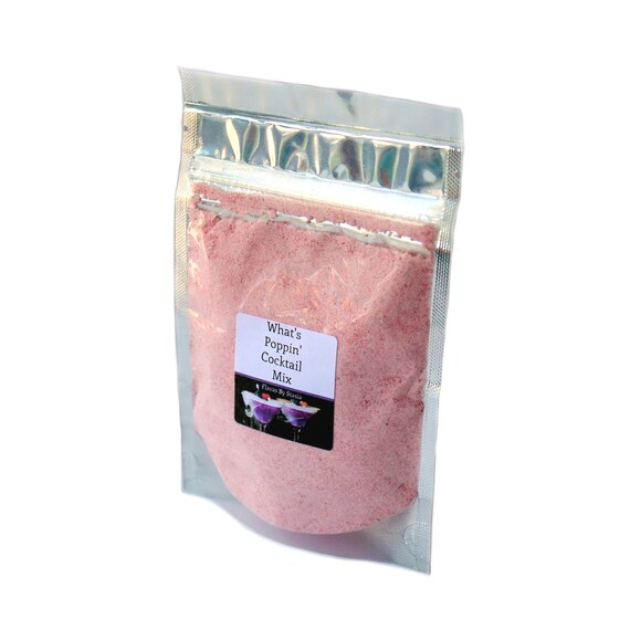 What's Poppin' Cocktail Mix, Home Bar, Signature Cocktail Mix, Beverage Powder, Bar Mixes