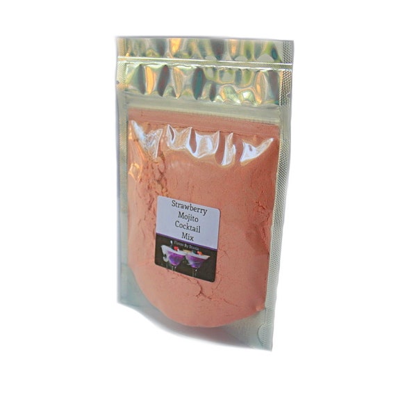 Strawberry Mojito Cocktail Mix, Home Bar, Cocktail Mix, Beverage Powder, Bar Mixes