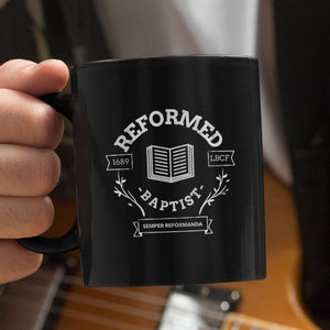 Reformed Baptist (11/15oz Black & White Mug)