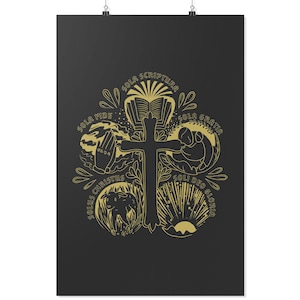 5 Solas (Wall Poster)