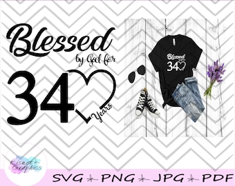 Digitale Datei "Seit 14 Jahren von Gott gesegnet"