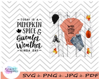 Heute ist ein Kürbis Gewürz und Pullover Art of Day