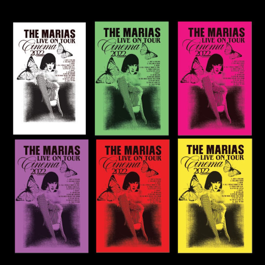 The Marias Tour Poster Etsy