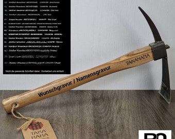 Garden hoe garden tool with engraving for garden work - personalized gift