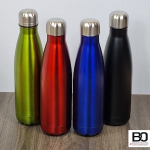 Gepersonaliseerde thermosfles thermos geïsoleerde fles sportfles drinkfles fles - individueel gegraveerd gepersonaliseerd cadeau