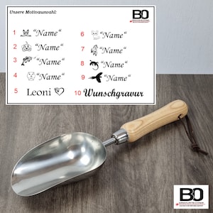 Pet shovel litter scoop dog shovel personalized with name