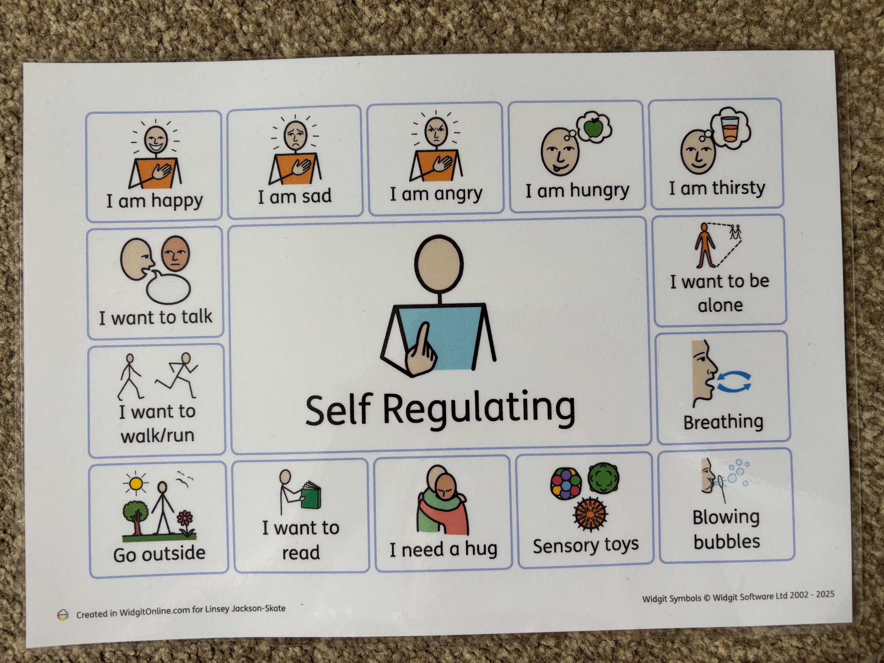 Self Regulating SEN Visual Communication Board - Etsy UK