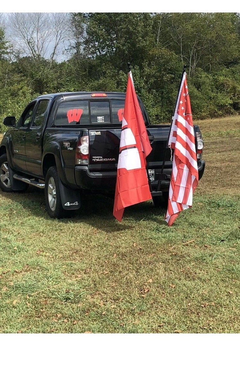 Dual flag pole holder std 2 hitch Etsy