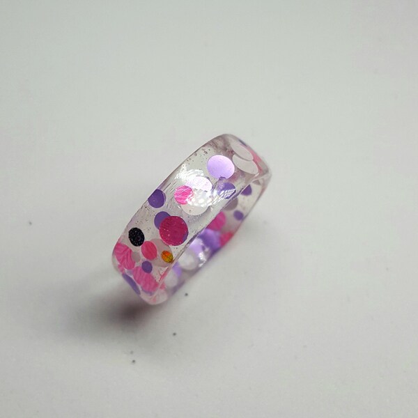 Funky polka dot ring