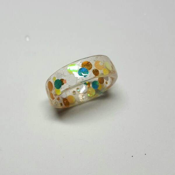 Funky polka dot ring