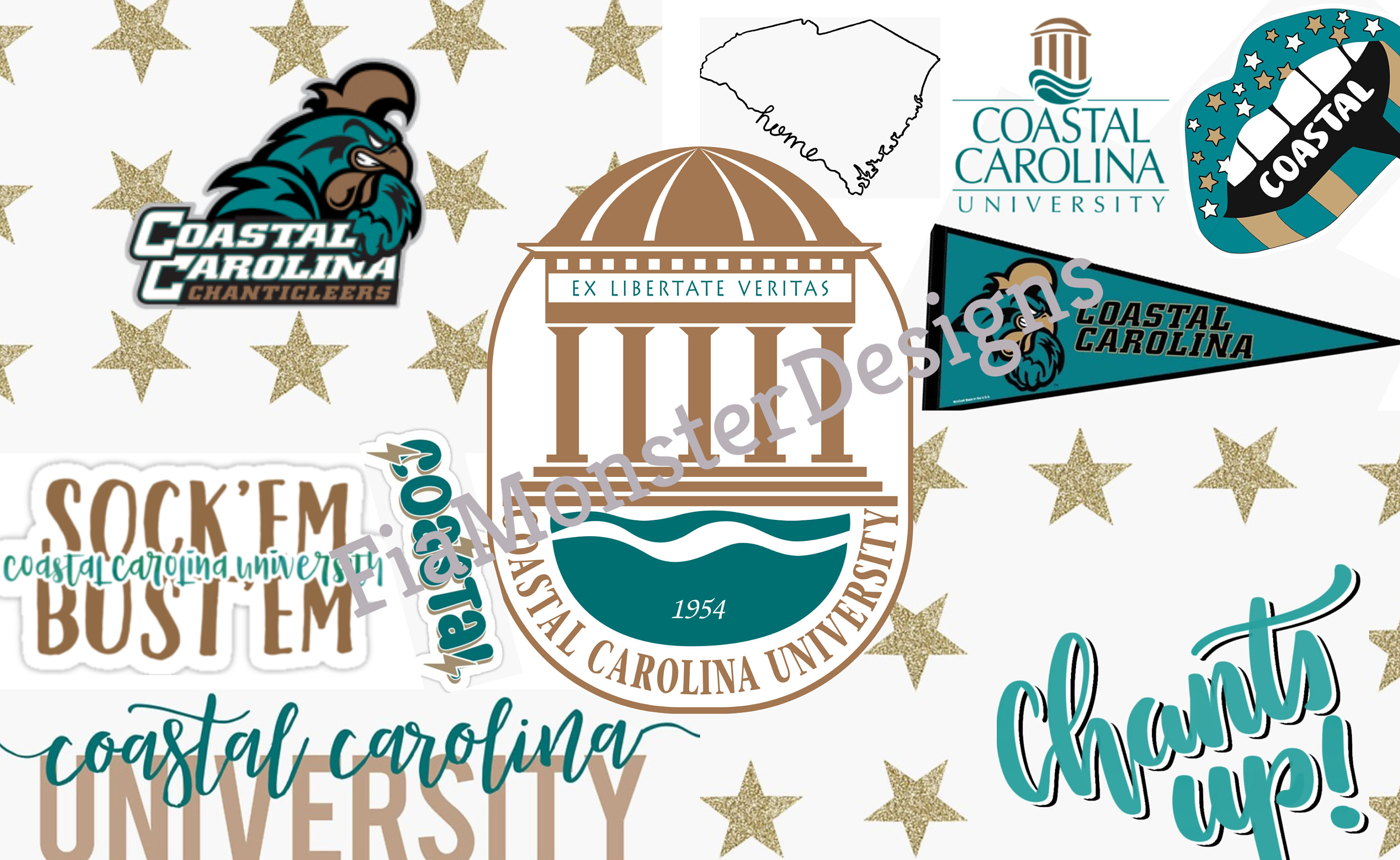 Coastal Carolina University Laptop Wallpaper Etsy
