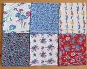 Vintage Feedsack, Kitchen Towels, Floursack Table Topper, Shabby Farmhouse Decor
