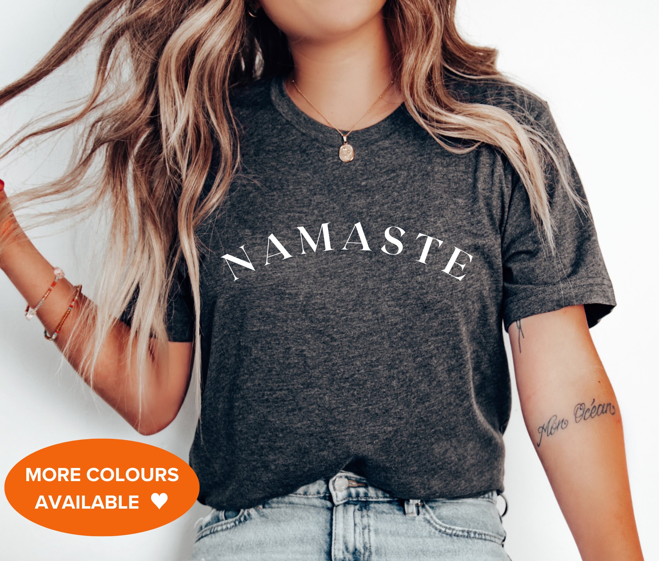 Funny Yoga for Women Men Namaste Om Meditation Light T-Shirt by Nikita Goel  - Pixels