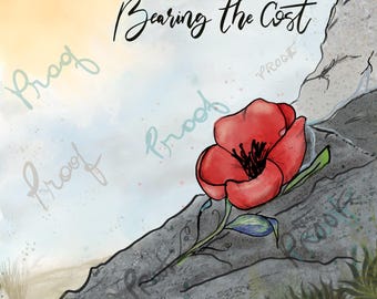Bearing The Cost Pen & Ink Digital Watercolor Print Hinds Feet inspired scripture
