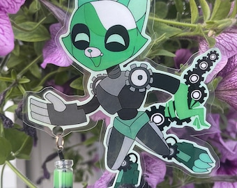 Insignia colgante con dije de Fursona personalizado