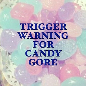 Candy Gore Dangle Furry Badge