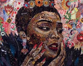 Lizzo fine art collage print