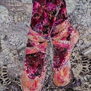 Ballet Shoes fine art collage print
